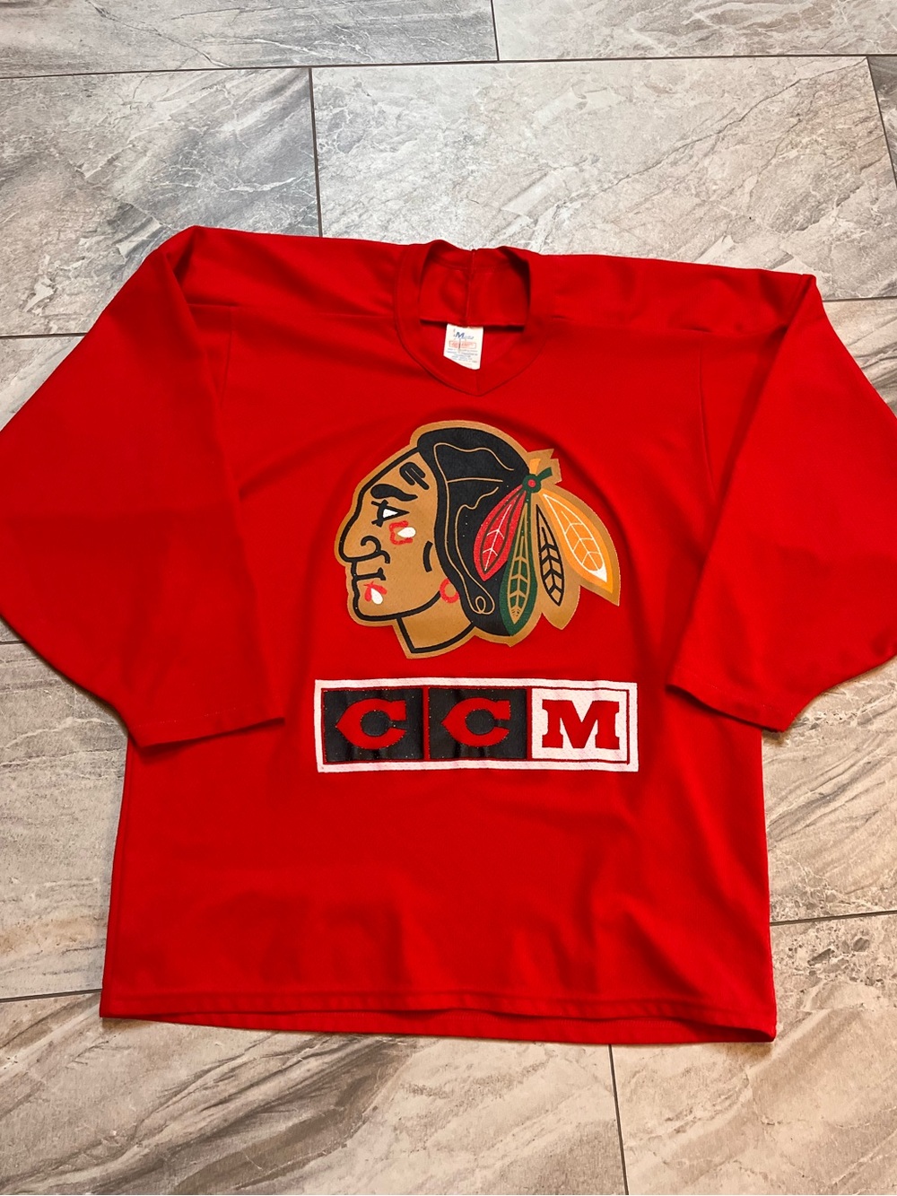 Vintage CCM Red Hockey Jersey